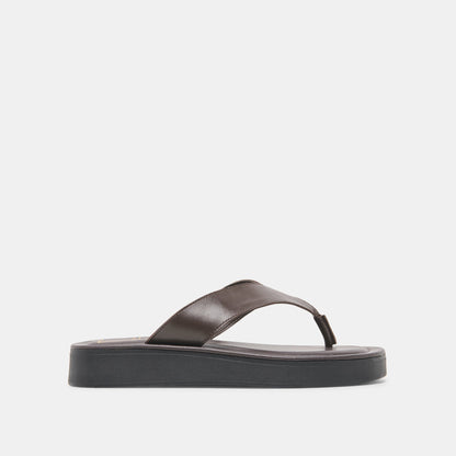 BLAYZE SANDALS DK CHOCOLATE LEATHER