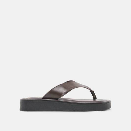 BLAYZE SANDALS DK CHOCOLATE LEATHER