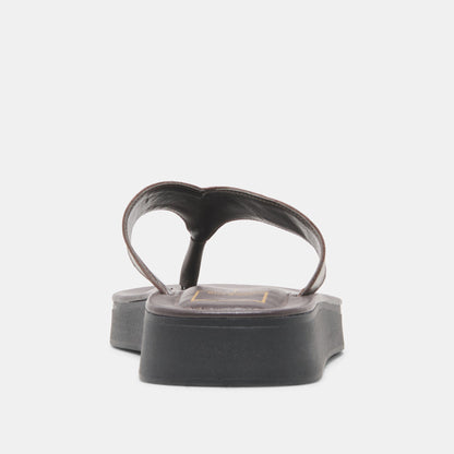 BLAYZE SANDALS DK CHOCOLATE LEATHER