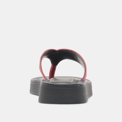 BLAYZE SANDALS RED LEATHER