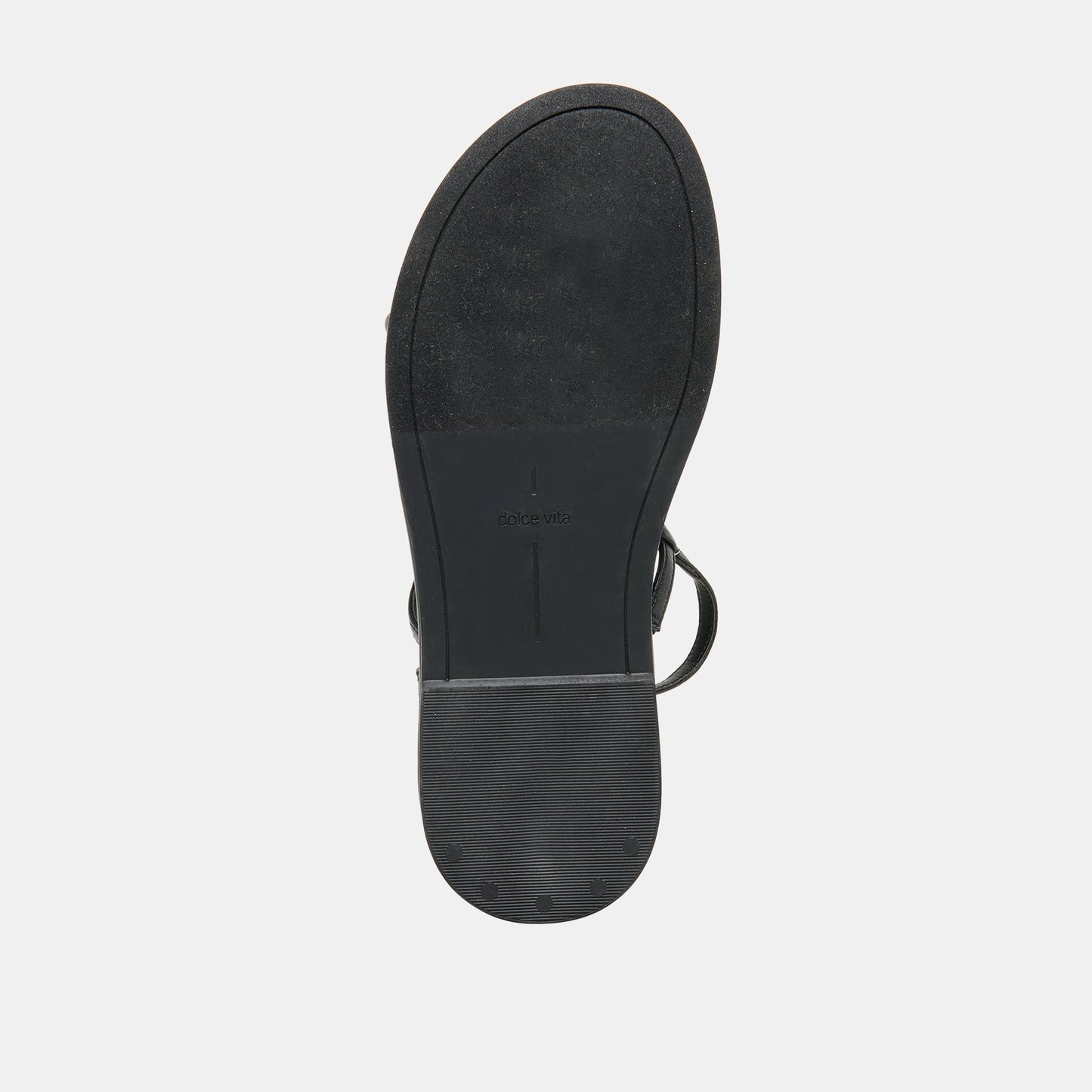 DOM SANDALS BLACK LEATHER