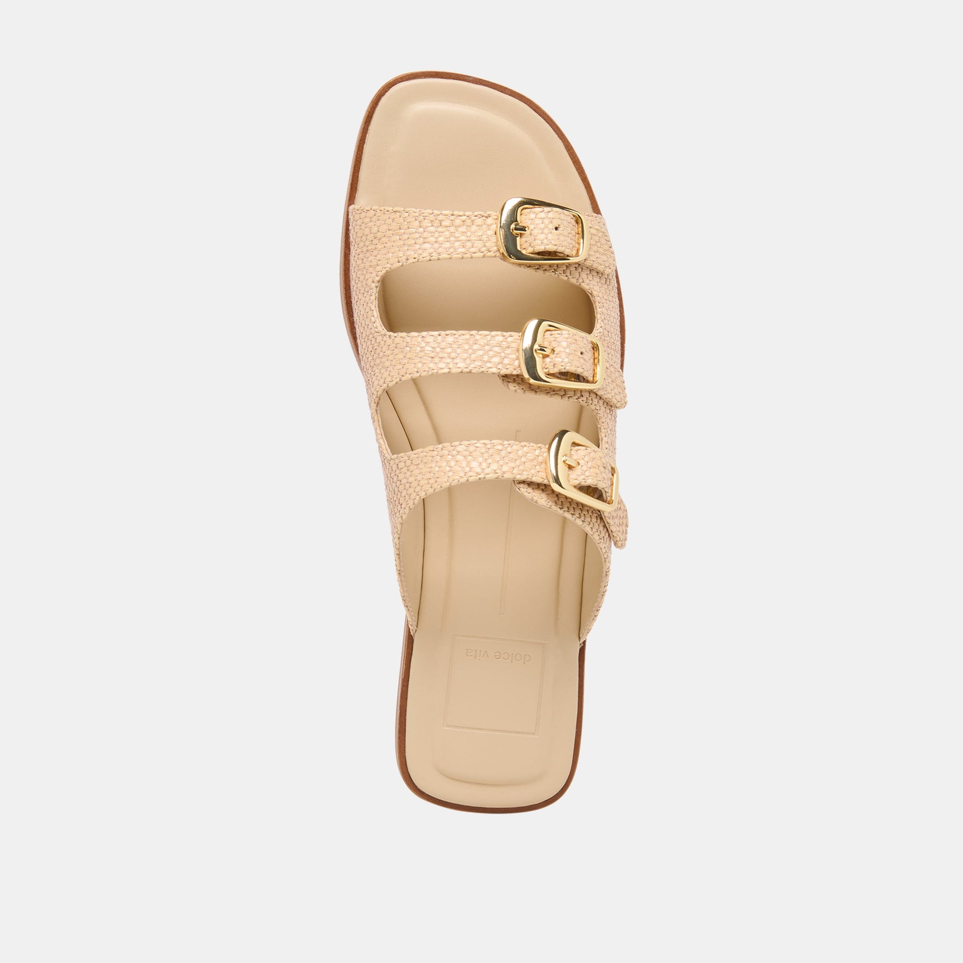 FIN SANDALS SAND RAFFIA
