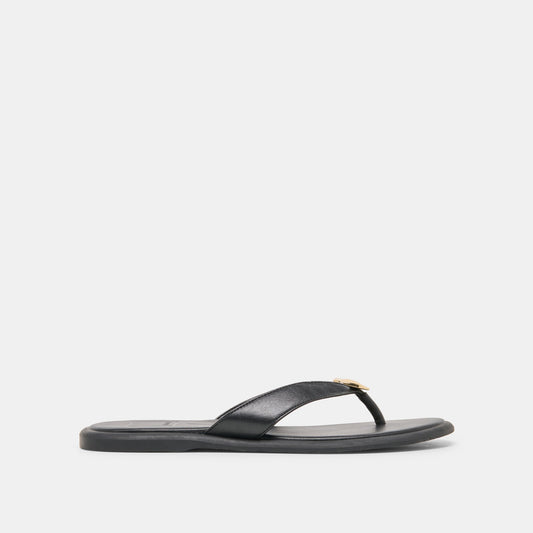 JAINA SANDALS BLACK LEATHER