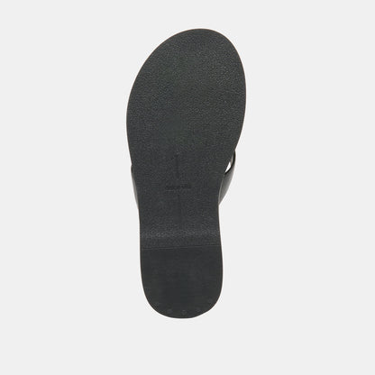 JAINA SANDALS BLACK LEATHER