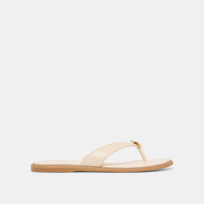 JAINA SANDALS BONE LEATHER