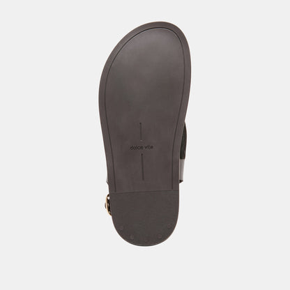 JONY SANDALS DK BROWN LEATHER