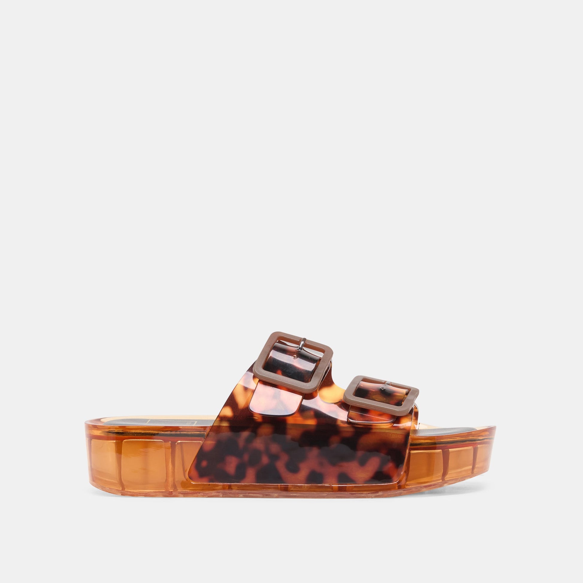 JULIO X SANDALS TORTOISE VINYL
