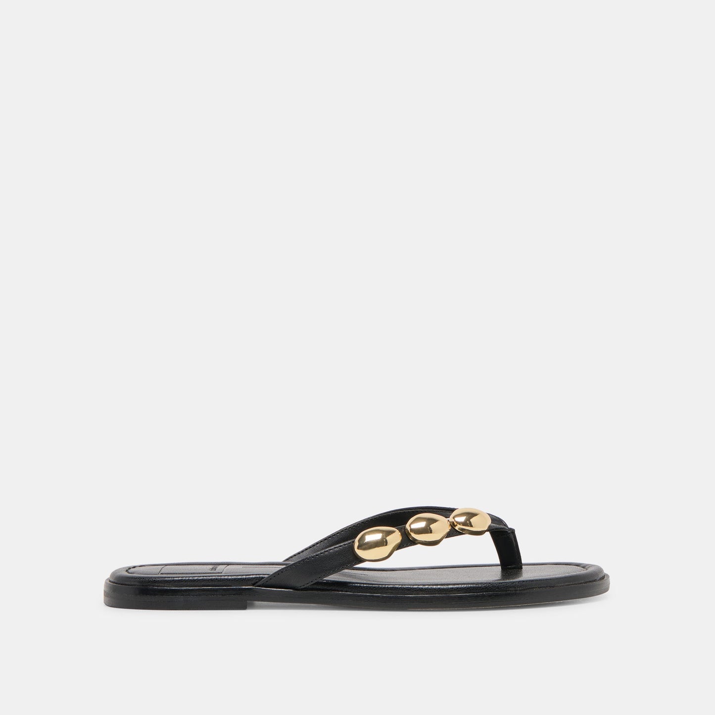 JUNY SANDALS BLACK LEATHER