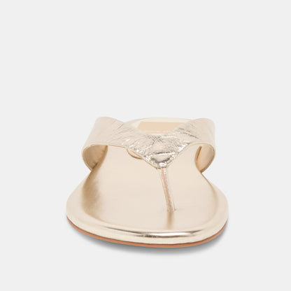 LINNET SANDALS LT GOLD LEATHER