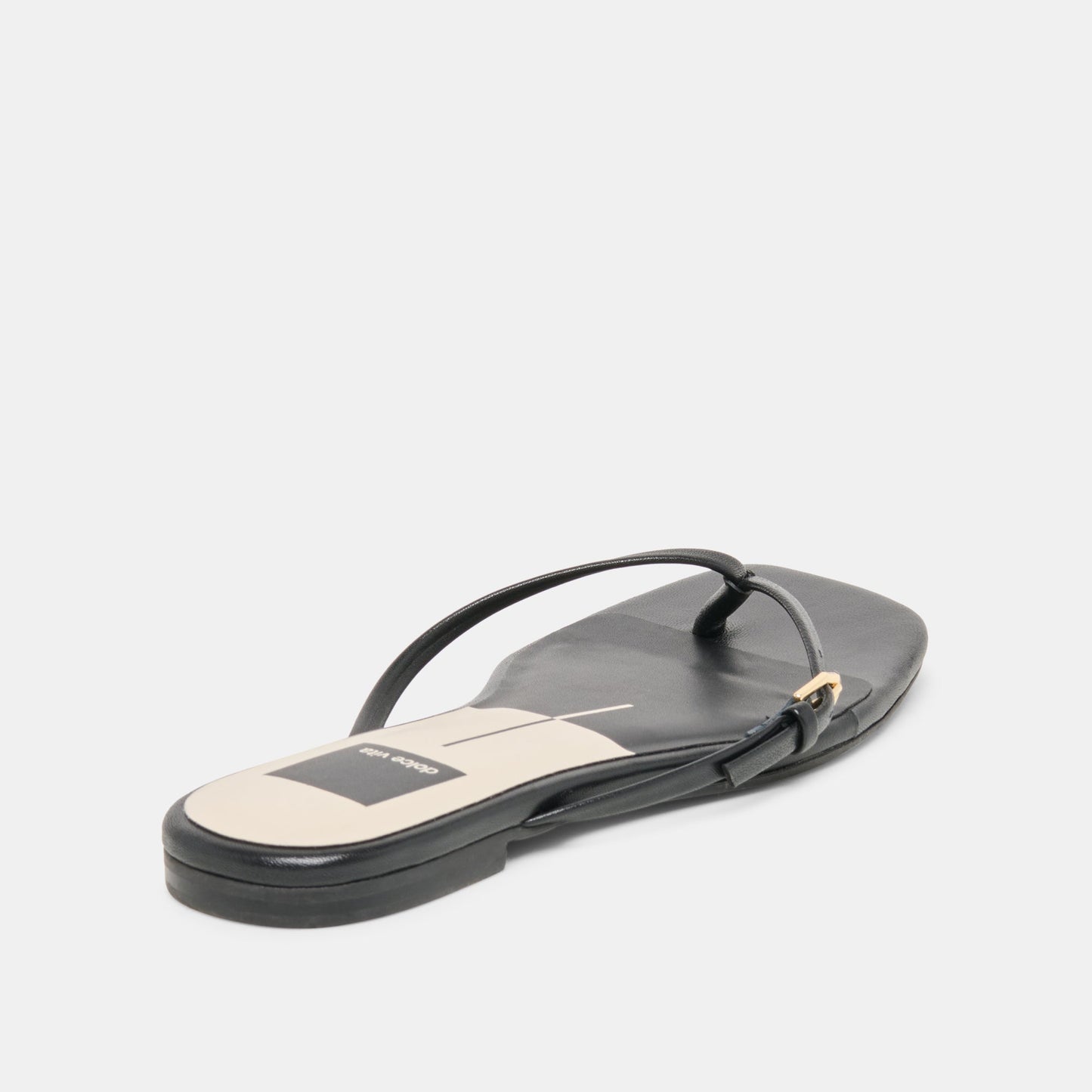 MALTA SANDALS BLACK LEATHER