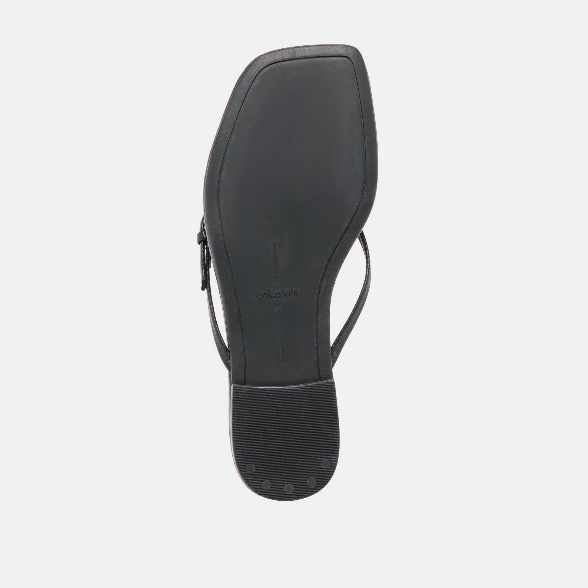 MALTA SANDALS BLACK LEATHER