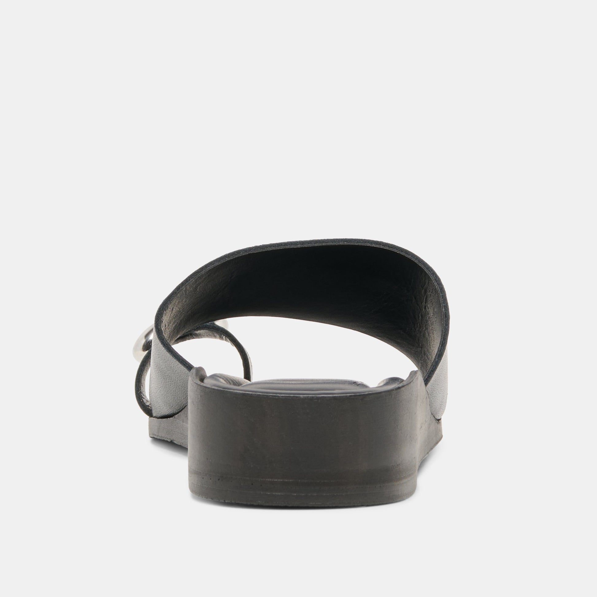 MOXY SANDALS BLACK LEATHER