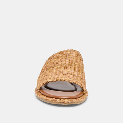 RIDGE SANDALS NATURAL RAFFIA