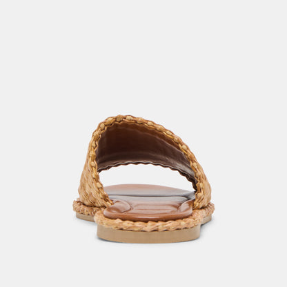 RIDGE SANDALS NATURAL RAFFIA