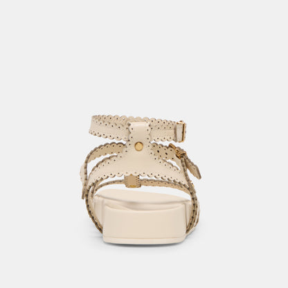 SUSANA SANDALS CREME LEATHER