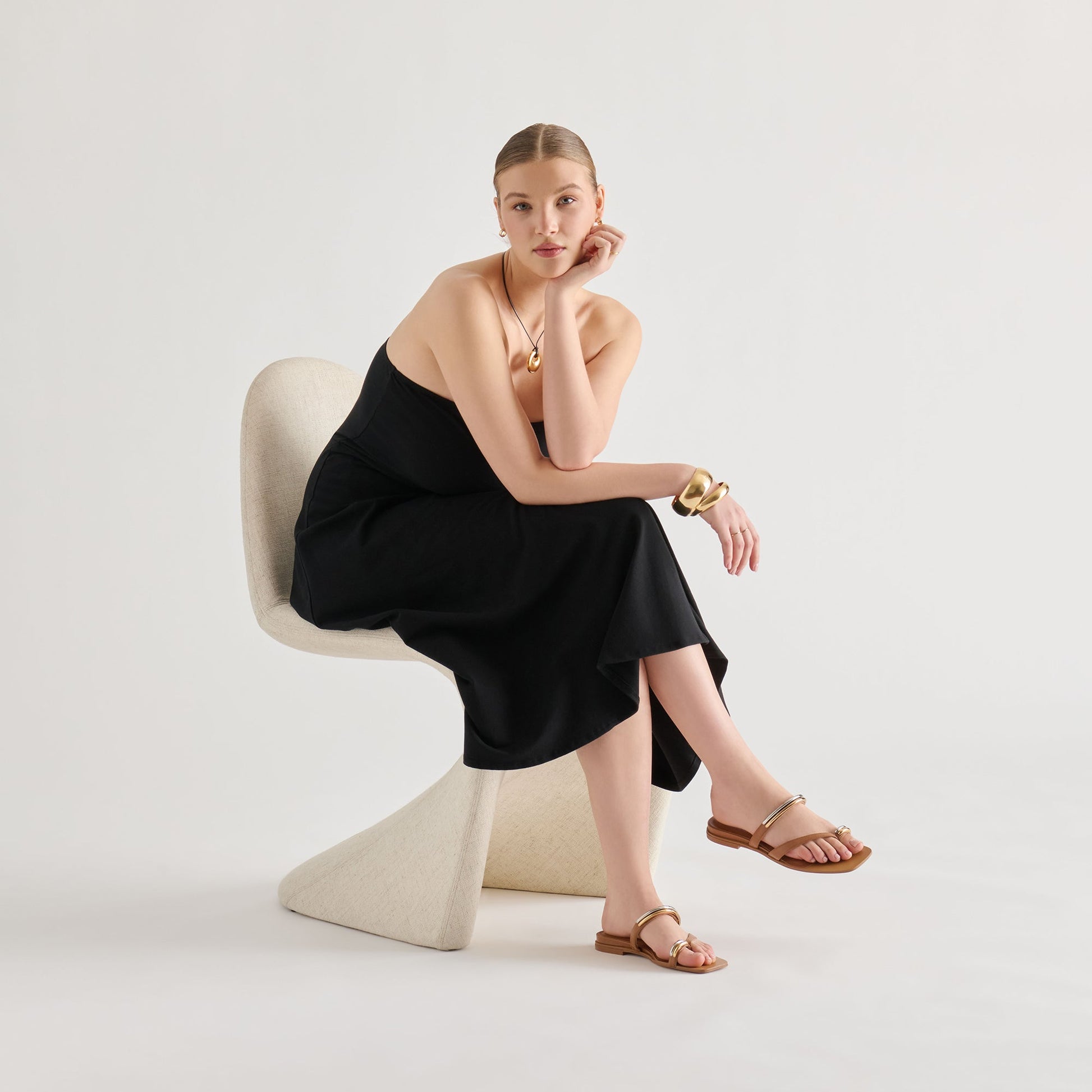 TARINA SANDALS CARAMEL LEATHER