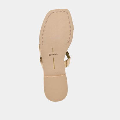 TARINA SANDALS GOLD LEATHER