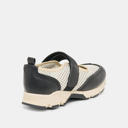 SELINE SNEAKERS WHITE BLACK MESH
