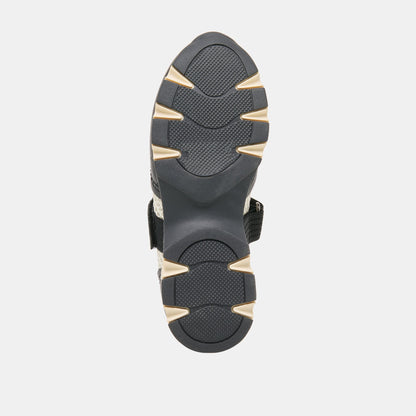 SELINE SNEAKERS WHITE BLACK MESH