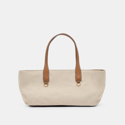 CLARINA SHOULDER BAG NATURAL CANVAS