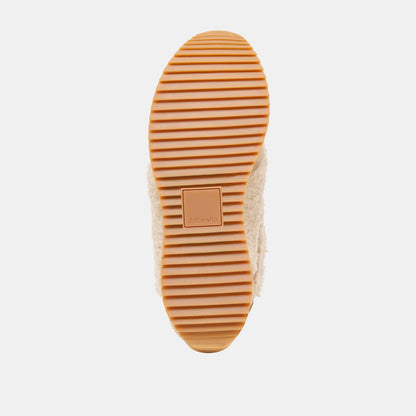 B.NTCD PLUSH SNEAKERS NATURAL PLUSH