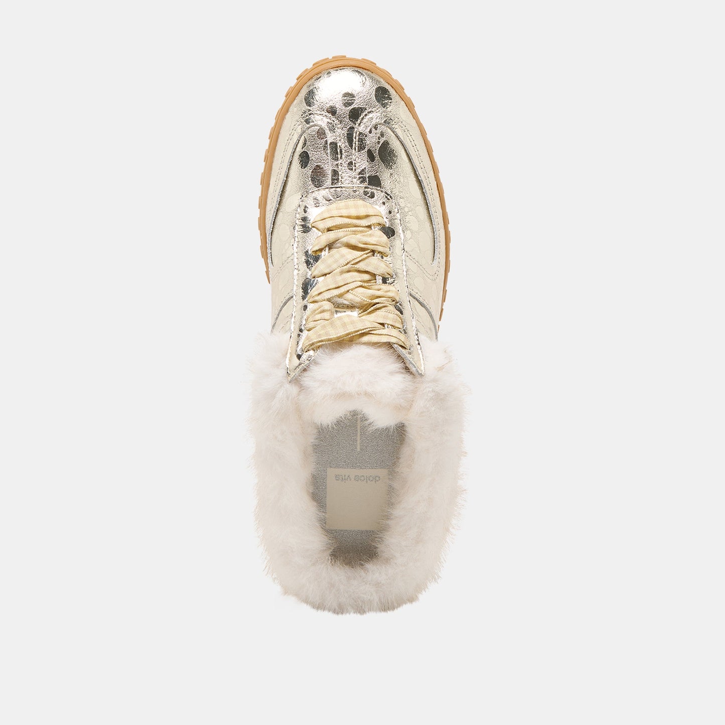 IZZEY PLUSH SNEAKERS PLATINUM LEATHER