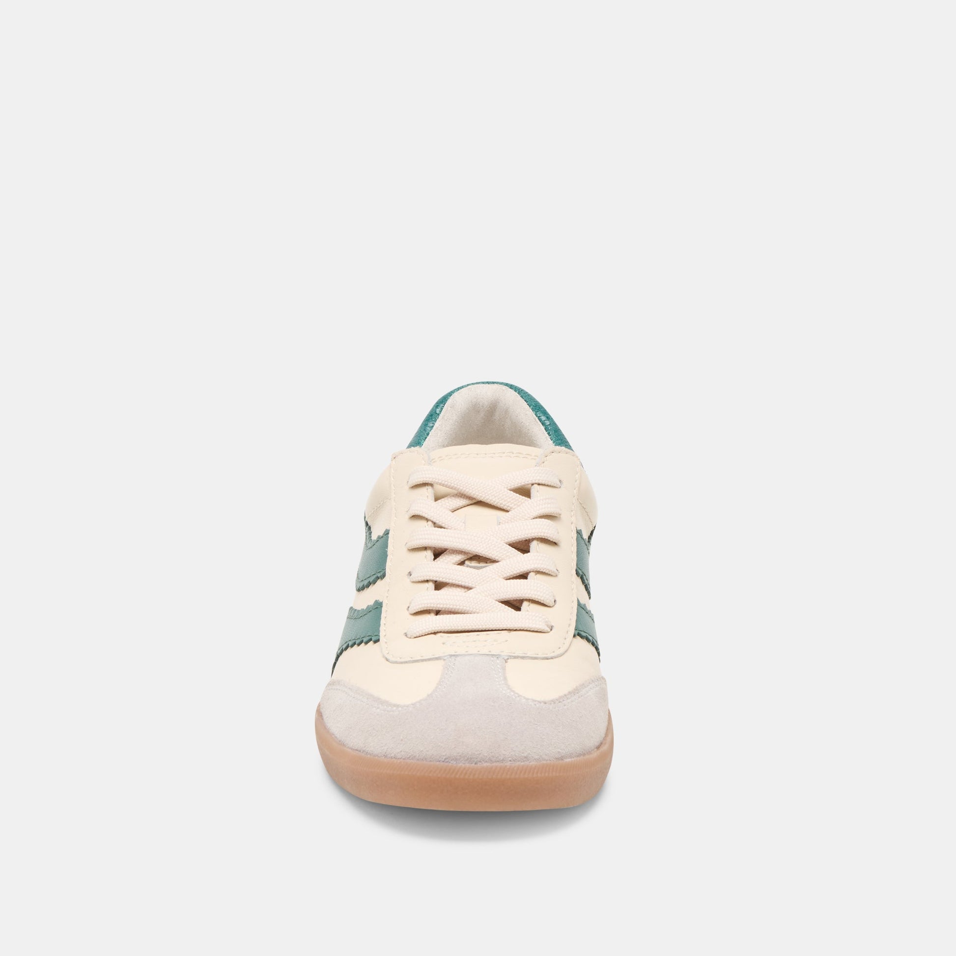 MERIT SNEAKERS WHITE GREEN LEATHER