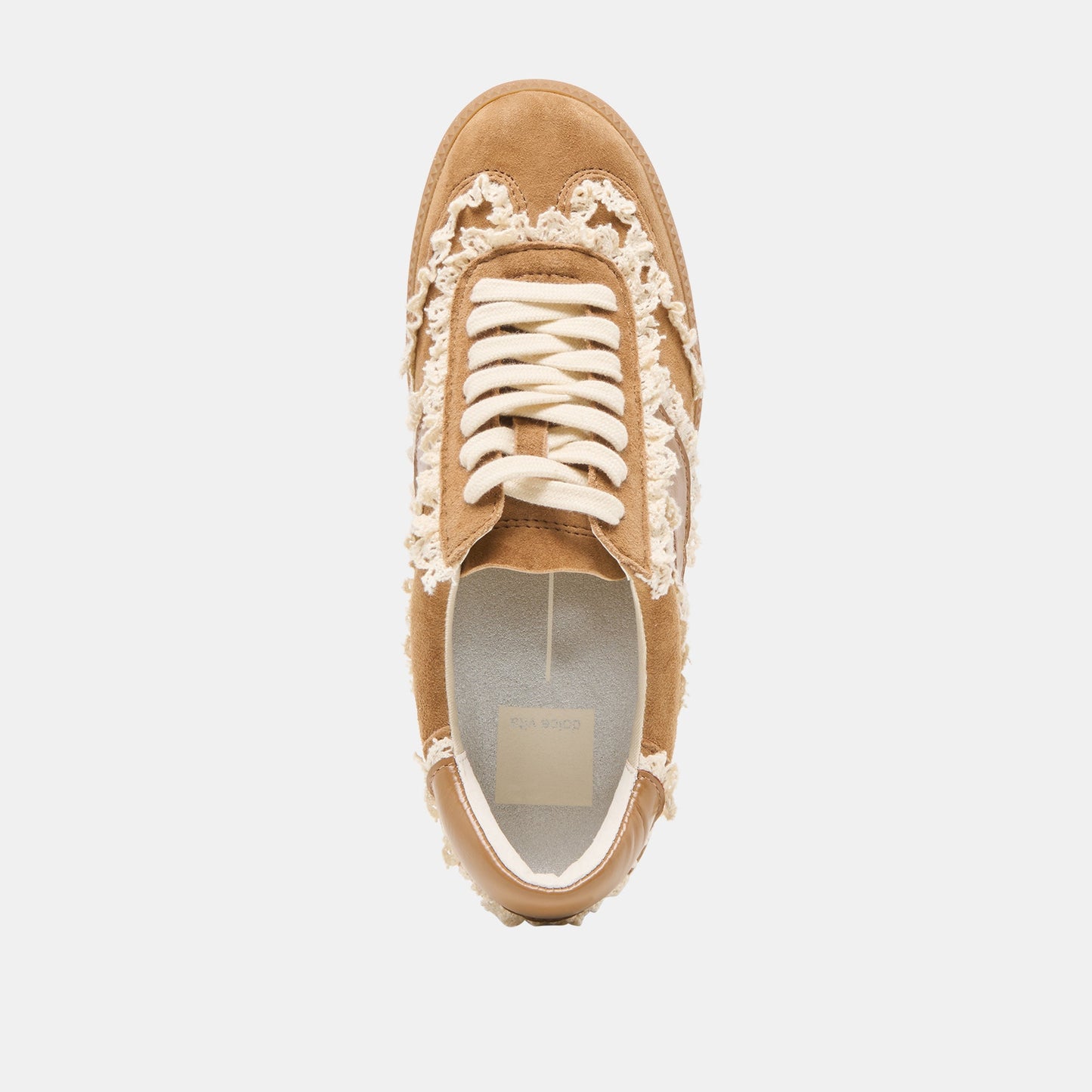 NOTICE LACE SNEAKERS LT BROWN SUEDE