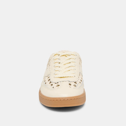 NOTICE SLIDE WOVEN SNEAKERS OFF WHITE WOVEN STELLA