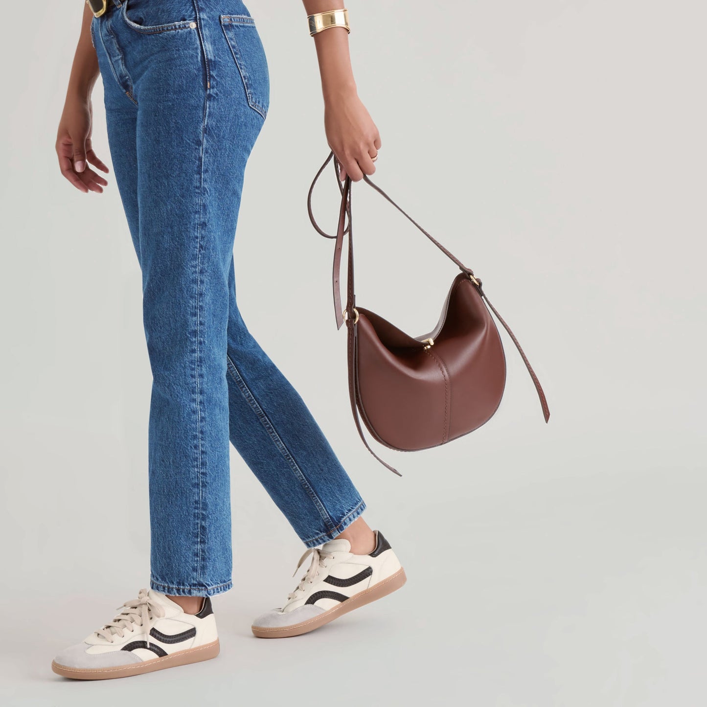 BURANO CROSSBODY BROWN LEATHER