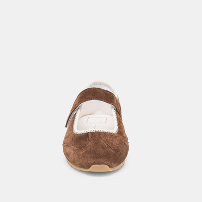 SOFYA SNEAKERS DK BROWN SUEDE
