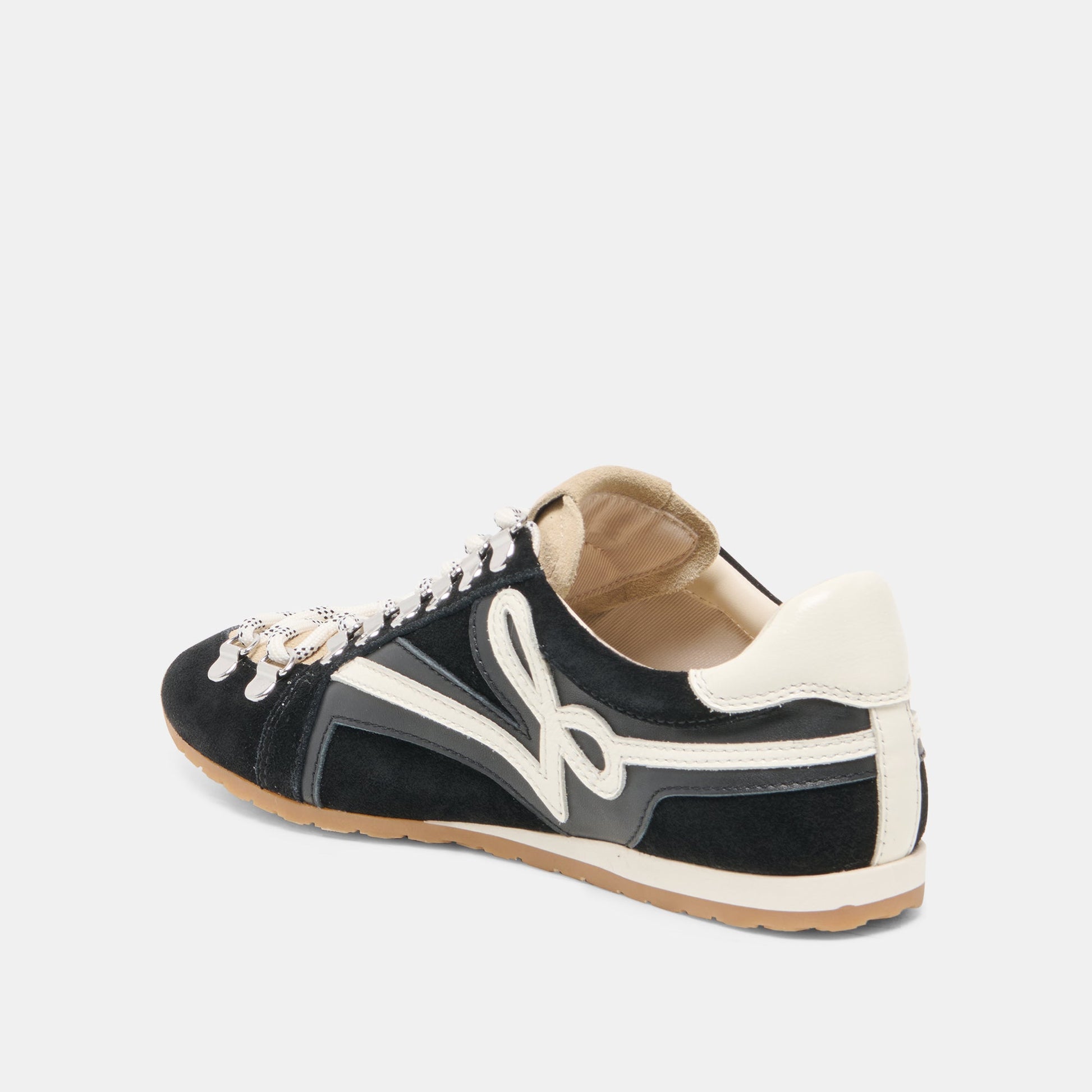DEACON SNEAKERS BLACK WHITE SUEDE