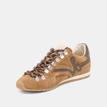 DEACON SNEAKERS LT BROWN SUEDE