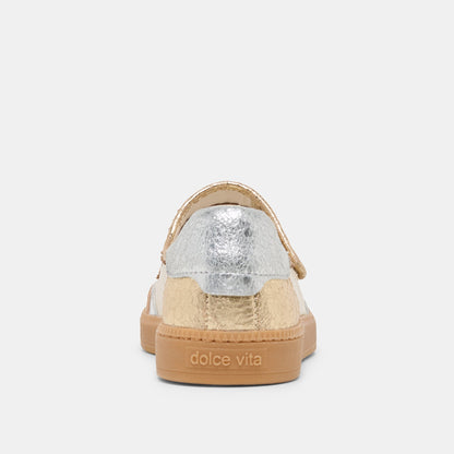 NANET SNEAKERS METALLIC MULTI LEATHER