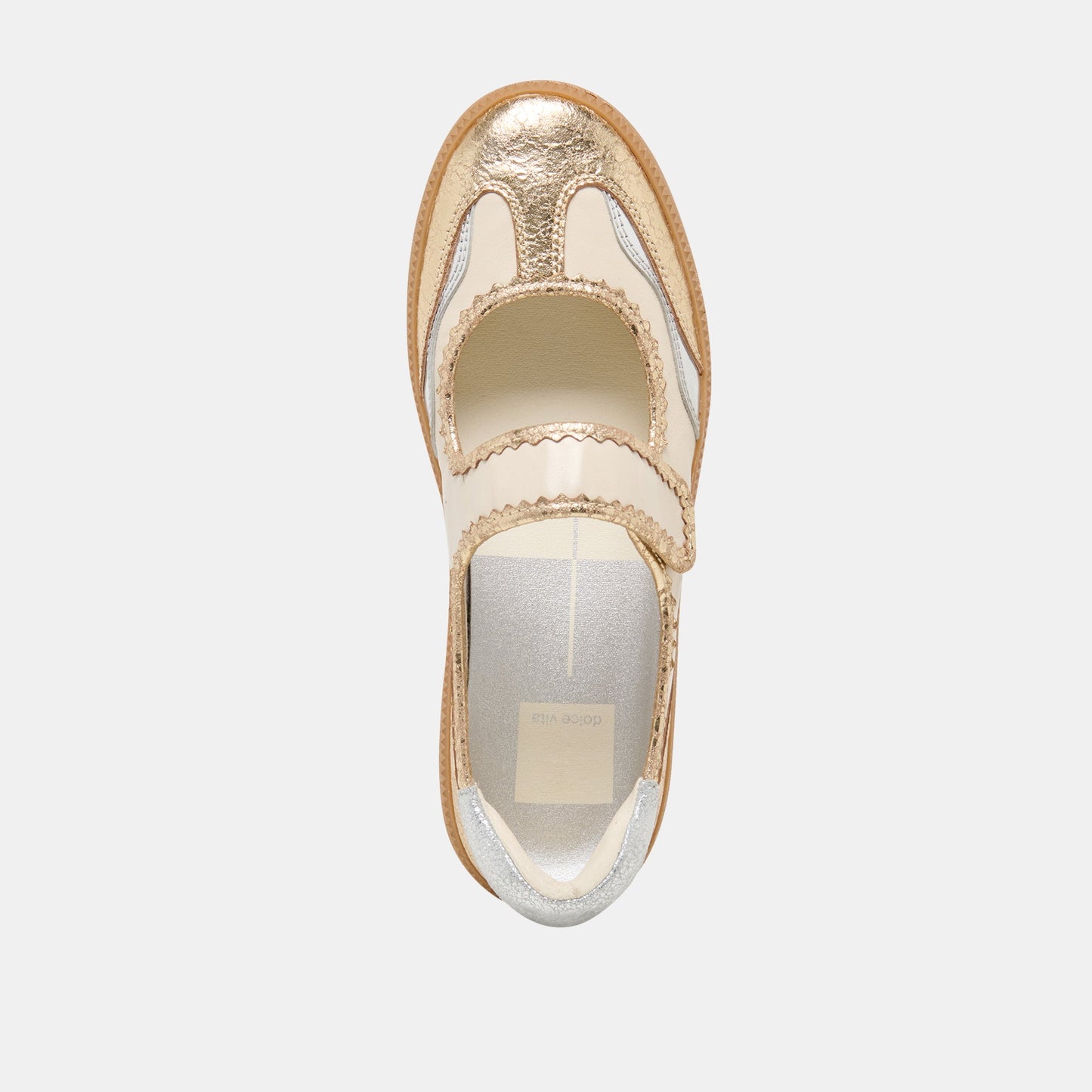 NANET SNEAKERS METALLIC MULTI LEATHER