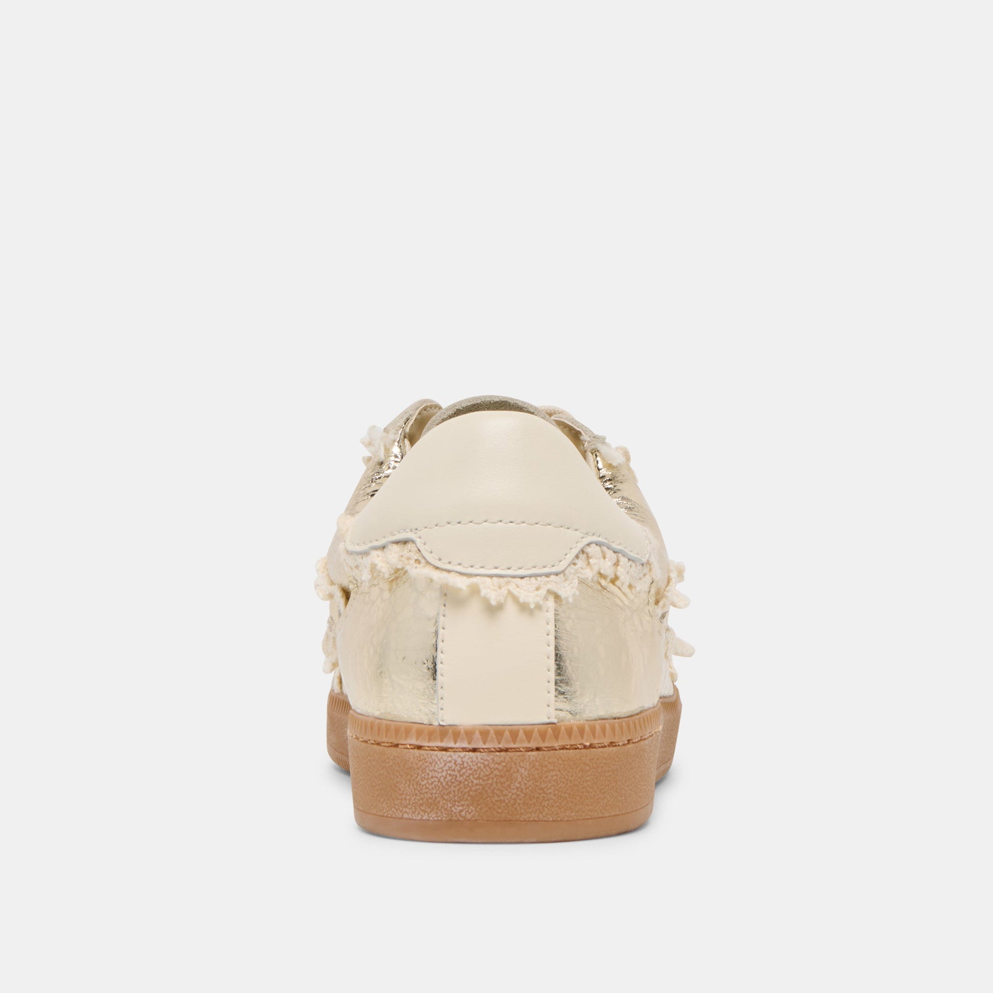 NOTICE LACE SNEAKERS PLATINUM DISTRESSED LEATHER