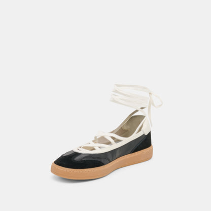 NYOMIE SNEAKERS BLACK LEATHER