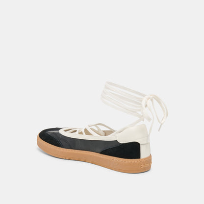 NYOMIE SNEAKERS BLACK LEATHER