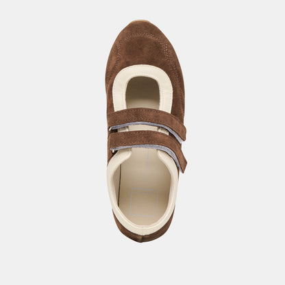 SWAN SNEAKERS DK BROWN SUEDE