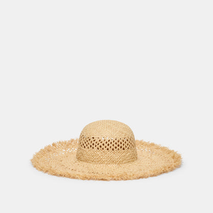 OPEN WEAVE SUNHAT TAN