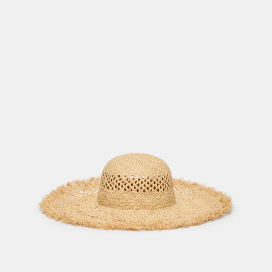 OPEN WEAVE SUNHAT TAN