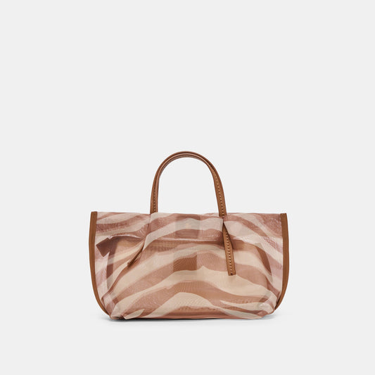 SELENE HANDBAG ZEBRA MESH