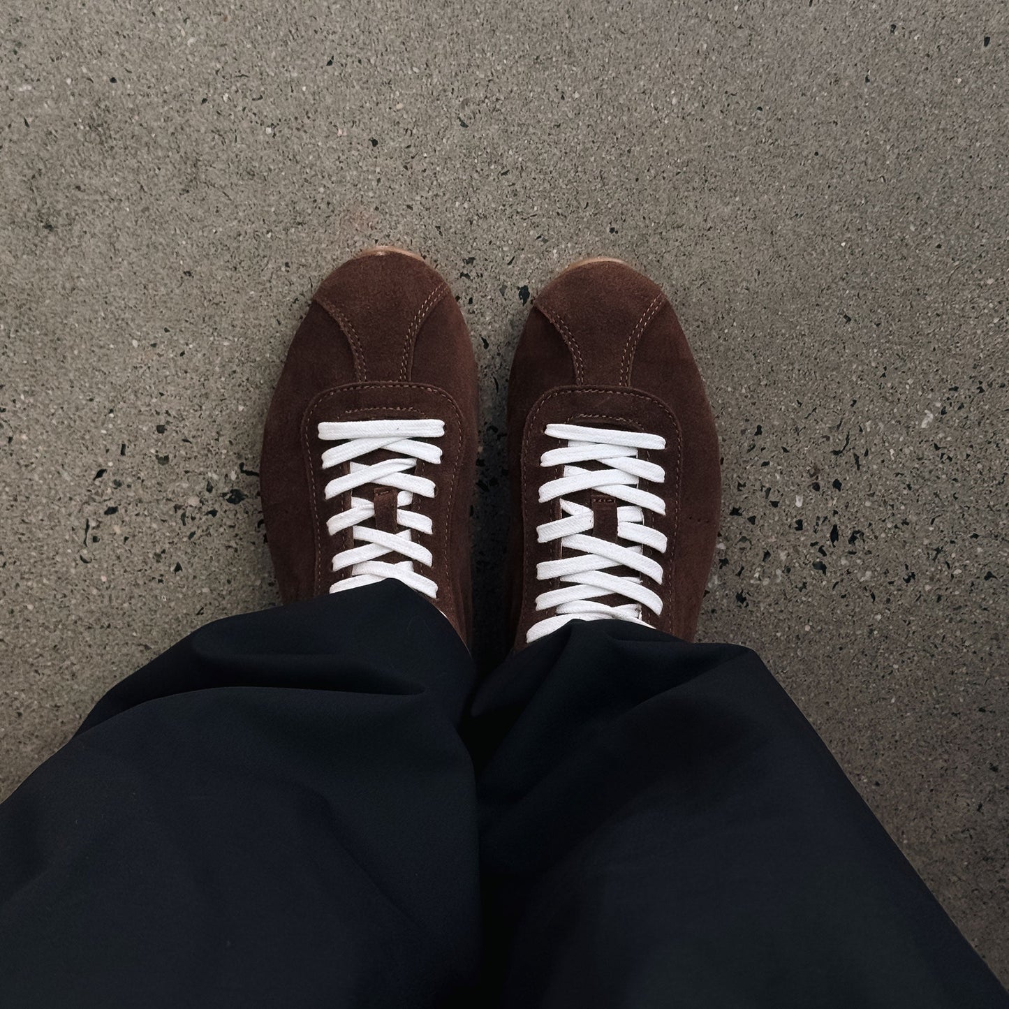 SERINA SNEAKERS DK BROWN SUEDE